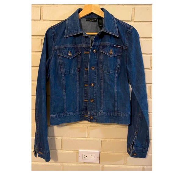 DKNY Jeans ⚡️Indigo Denim Jacket ⚡️ Size XS - Picture 2 of 4